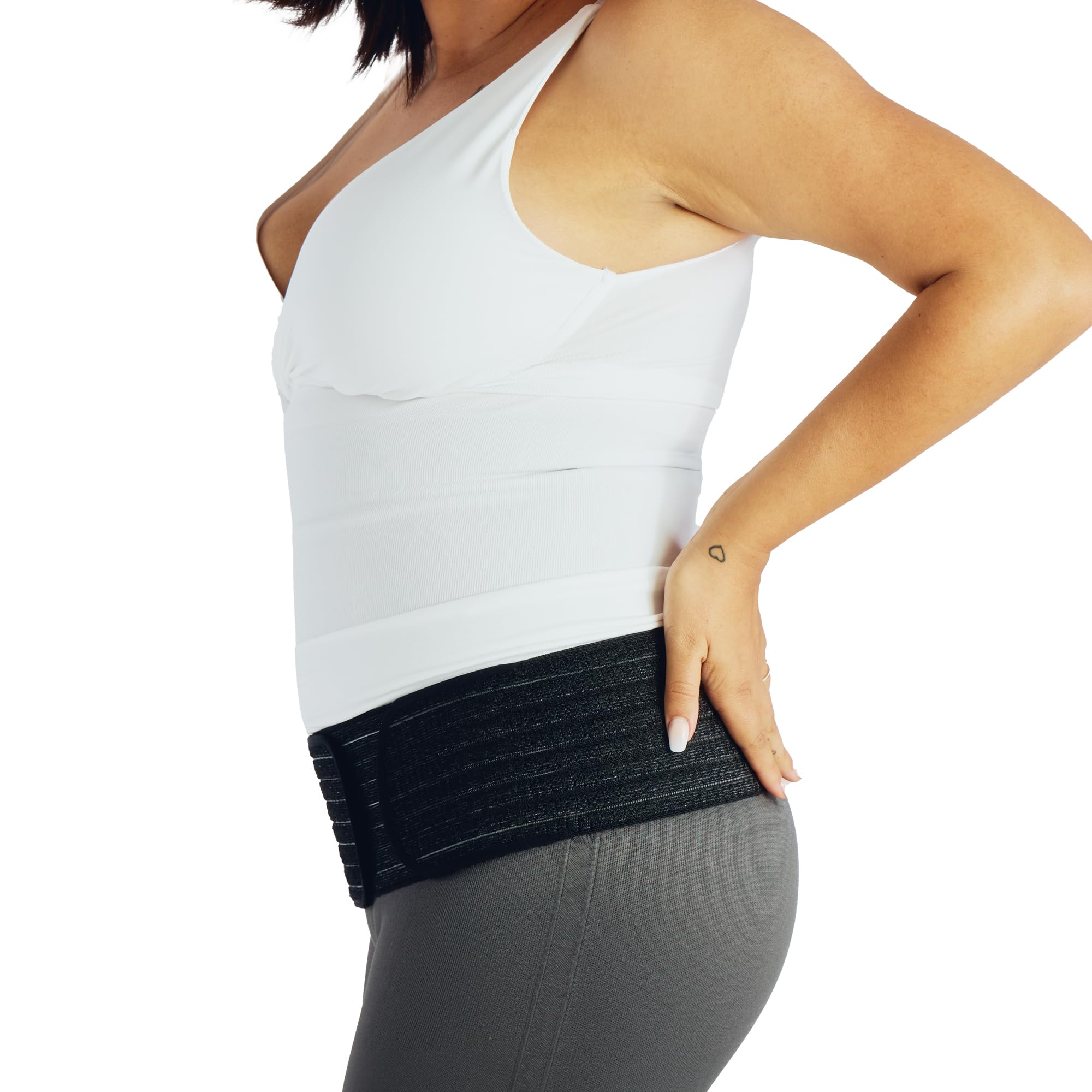 Belly Bandit 2-in-1 Hip Bandit - Adjustable Maternity Belt & Postpartum Wrap - Belly Support Band for Pregnancy, Hip Compression After Birth - Detachable Band for Back & Core Relief - Image 3