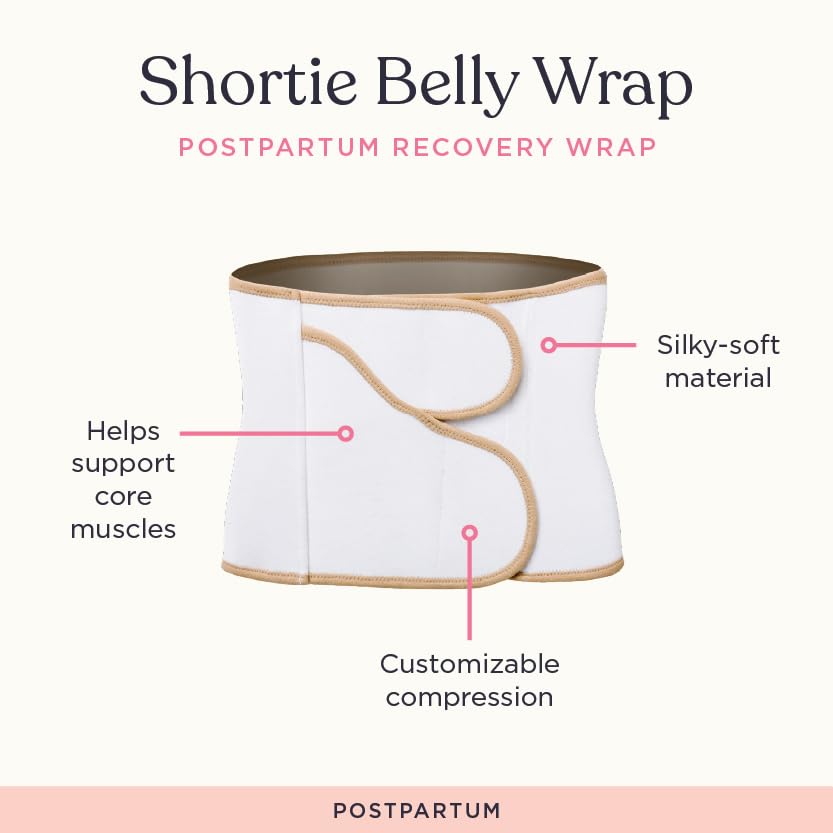 Belly Bandit BFF Postpartum Belly Wrap - Adjustable Abdominal Wrap for Post Pregnancy Recovery - Corset-Inspired Design for Waist, Core, & Back Support for C-Section or Natural Birth - Image 6