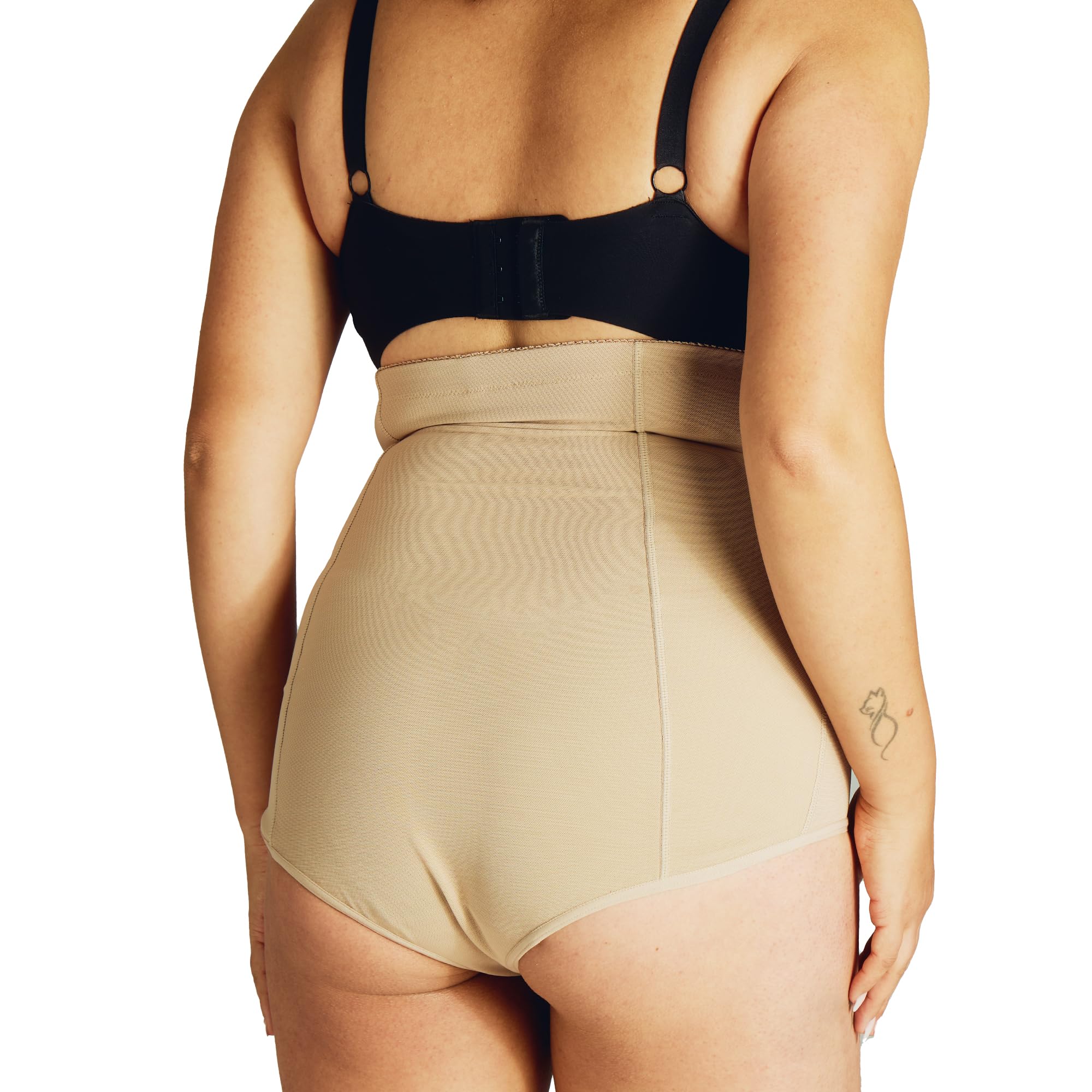 Belly Bandit Postpartum Sculpting Girdle - Postpartum Essentials - Support & Compress Your Abdomen, Waist & Hips - Pull-On Design Waist Corset for Core & Back Support - X-Large, Nude - Image 3
