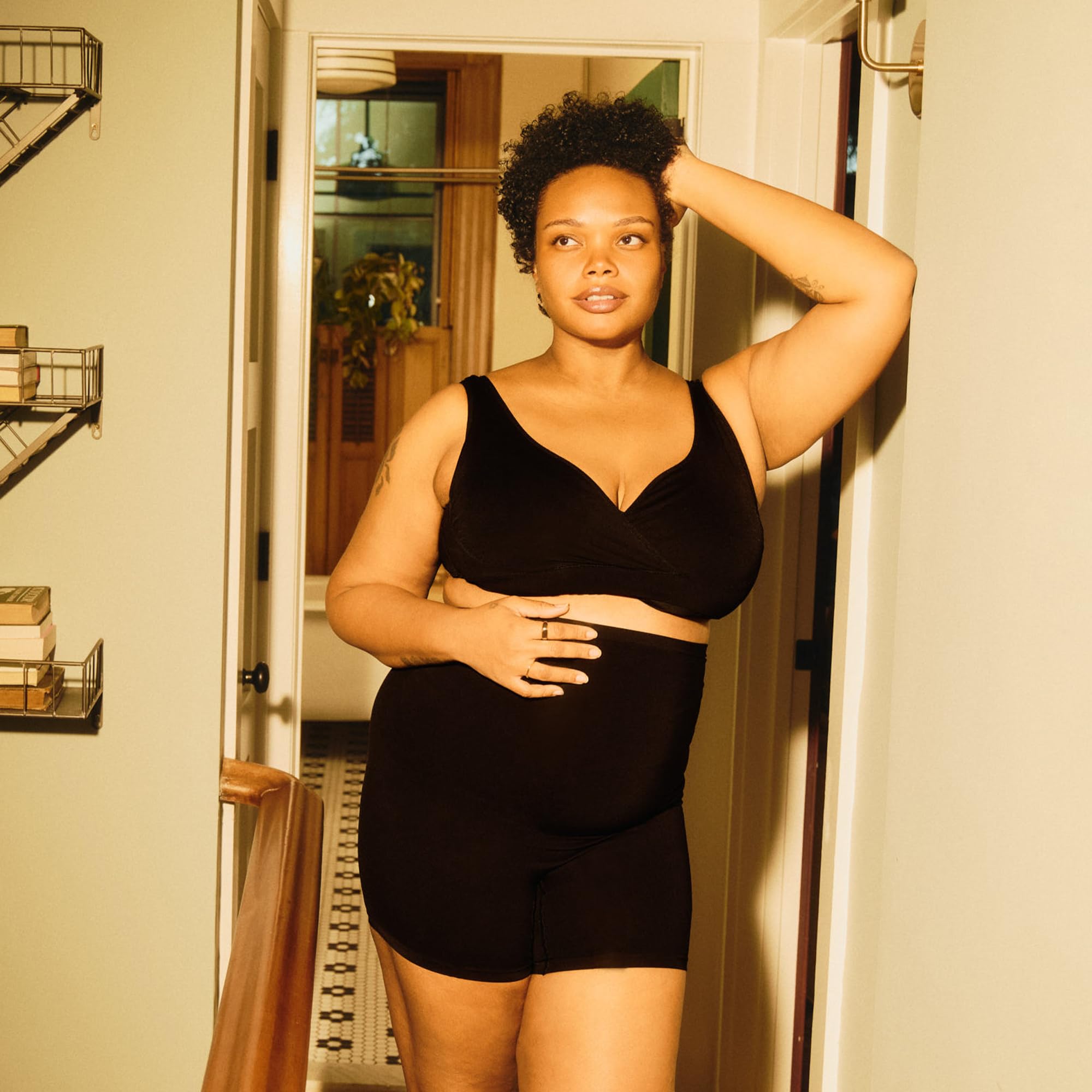 Belly Bandit Thigh Disguise Maternity Support Shorts - Smoothing Anti-Chafing Maternity Shapewear Shorts - Image 4